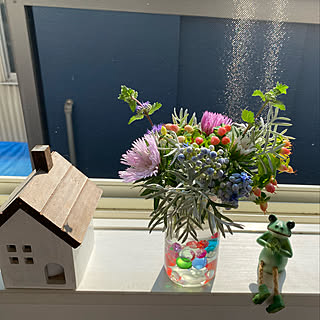 寄せ植え 切り花のおしゃれなアレンジ 飾り方のインテリア実例 Roomclip ルームクリップ