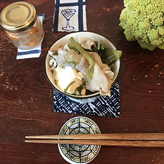 真古館ステンドグラスデザイン箸置き/市原平兵衛商店のお箸/佐藤崇/春野菜/朝から鍋...などのインテリア実例 - 2018-03-17 08:33:37