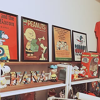 レトロ スヌーピーのインテリア実例 Roomclip ルームクリップ