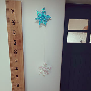 折り紙 雪の結晶のインテリア実例 Roomclip ルームクリップ
