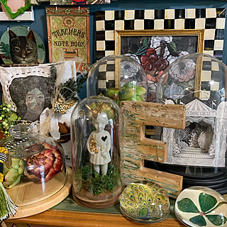 ガラスドーム/アルファベットオブジェ/Bazar et Garde-Manger/ジョンデリアン/いなざうるす屋さん...などのインテリア実例 - 2019-06-07 07:30:57