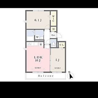 間取り図 新築アパートのインテリア実例 Roomclip ルームクリップ