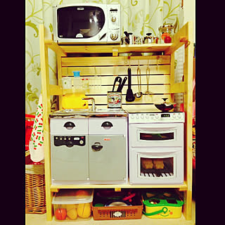 Ikea おままごと冷蔵庫のインテリア実例 Roomclip ルームクリップ