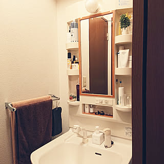 洗面台 シャンプードレッサーのインテリア実例 Roomclip ルームクリップ