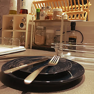 キッチン/ナチュラルキッチン/一人暮らし 賃貸/こんばんは+*。/家具・雑貨...などのインテリア実例 - 2017-10-18 22:52:39