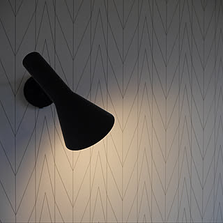 ベッド周り/北欧デザイン/アクセントクロス/アルネヤコブセン/ルイスポールセン...などのインテリア実例 - 2018-01-03 12:13:26