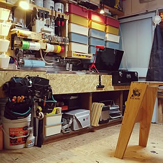 秘密基地 作業台のインテリア実例 Roomclip ルームクリップ