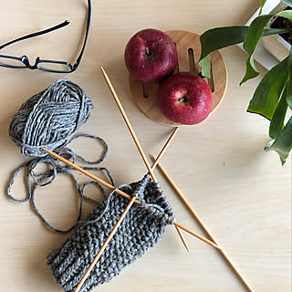 編み物 りんごのおしゃれなアレンジ 飾り方のインテリア実例 Roomclip ルームクリップ