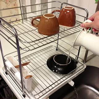 キッチン/リクエストにお応えして/a-wan.wanさんへ/水切りカゴ/水切りラックのインテリア実例 - 2013-08-30 13:36:05