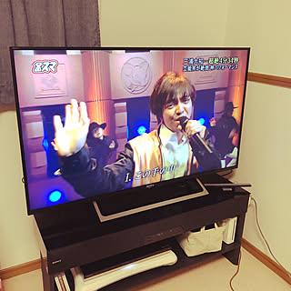 リビング/SONY ブルーレイレコーダー/SONY スピーカー/SONY 4Kテレビ/ひさびさの投稿/しょぼくてすみません...などのインテリア実例 - 2018-01-30 19:25:20