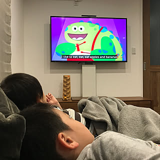 兄弟/子どもと暮らす/こどもと暮らす。/TVスタンド/テレビスタンド...などのインテリア実例 - 2019-05-04 18:20:11