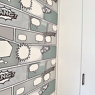 アメコミ風のインテリア実例 Roomclip ルームクリップ