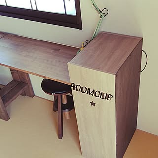 カラーボックス 自作学習机のインテリア実例 Roomclip ルームクリップ