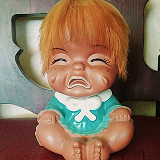 新入荷 泣いている子供 レトロ ソフビ その他 Tech Builders