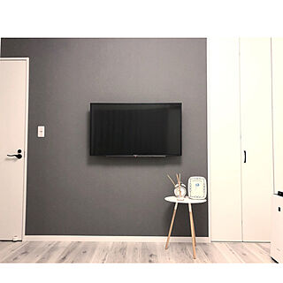壁掛けテレビ サンゲツクロスのインテリア実例 Roomclip ルームクリップ