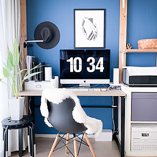 アイアンデスクのインテリア実例 Roomclip ルームクリップ