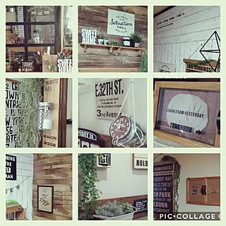部屋全体/DIY/シンプルにすっきりと暮らす/セリア/カフェ風インテリアを目指して...などのインテリア実例 - 2017-05-29 11:57:49