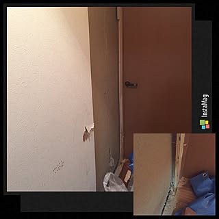 壁/天井/親切が身に染みる/ちむぽん/実家をなんちゃってDIY中/昭和レトロ...などのインテリア実例 - 2017-04-10 19:51:57