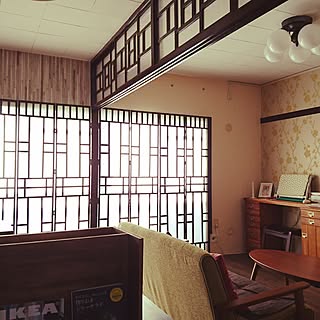 部屋全体/コーナン木材/いいね&フォローありがとうございます☆/DIY/壁紙屋本舗...などのインテリア実例 - 2016-12-30 15:02:41