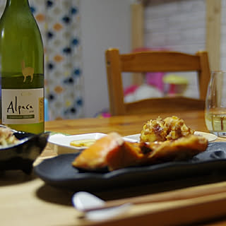 キッチン/お酒/家飲み/アサヒワイン/白ワイン...などのインテリア実例 - 2019-05-02 00:47:31