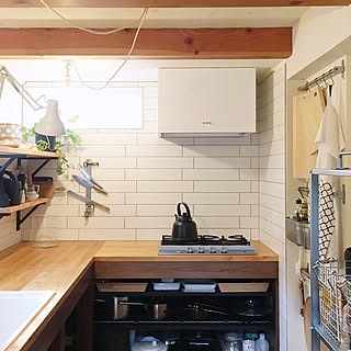 レンジフード サンワカンパニーのおしゃれなインテリアコーディネート レイアウトの実例 Roomclip ルームクリップ