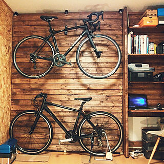 自転車壁掛けのインテリア実例 Roomclip ルームクリップ