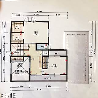 寝室 間取り図のインテリア実例 Roomclip ルームクリップ