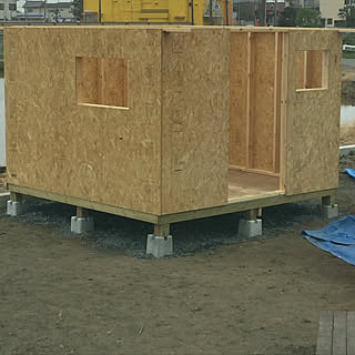 Diy コンパネの壁のインテリア 手作りの実例 Roomclip ルームクリップ