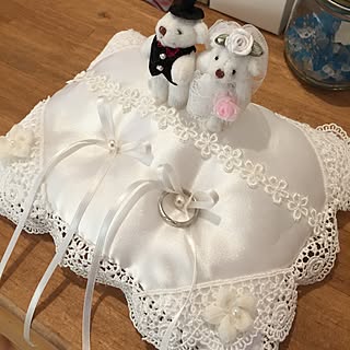 リングピロー ウエディングのインテリア実例 Roomclip ルームクリップ