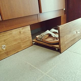 靴箱の下のインテリア実例 | RoomClip(ルームクリップ)