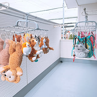 女の子/姉妹/バルコニー/お洗濯/ぬいぐるみ...などのインテリア実例 - 2019-12-19 20:13:06