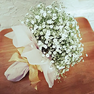 かすみ草ブーケのインテリア実例 Roomclip ルームクリップ