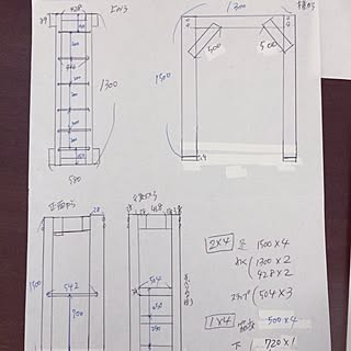 設計図のインテリア実例 Roomclip ルームクリップ