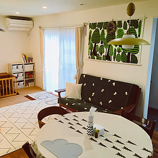 部屋全体/ブランケット/こどもと暮らす/クリッパン×ミナペルホネン/chouchoのインテリア実例 - 2020-02-07 19:36:10