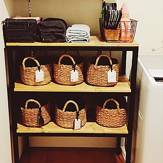 バス/トイレ/タオル収納/DIY/かご収納/アンティーク...などのインテリア実例 - 2017-01-29 00:02:44