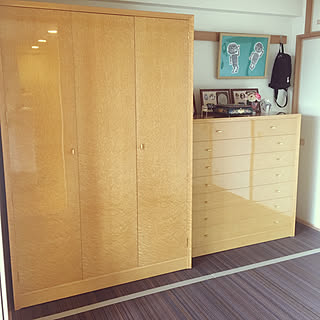 部屋全体/オルゴール小物入れ♡/ミグサearth color/桐タンス/メープルバーズアイ...などのインテリア実例 - 2017-07-24 15:42:19