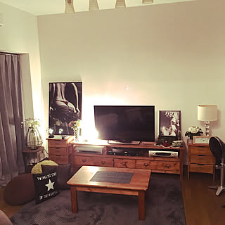 お気に入り/フォローありがとうございます☆/room.1440677/いいね!ありがとうございます◡̈♥︎/テレビボード...などのインテリア実例 - 2019-05-13 20:42:07