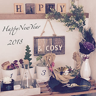 部屋全体/Daiso/2018年/新年/1月...などのインテリア実例 - 2018-01-02 08:24:17