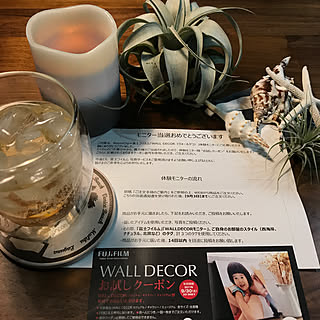 机/モニター当選♡/WALLDECORモニター/富士フィルム/貝殻オブジェ...などのインテリア実例 - 2017-08-26 23:08:06