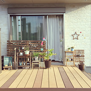 すのこフェンスのインテリア実例 Roomclip ルームクリップ