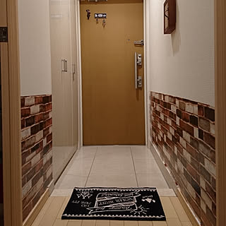 セリア リメイクシートレンガ柄のインテリア実例 Roomclip ルームクリップ