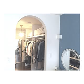 机/アーチ/シェルミラー/洋服収納/クローゼット...などのインテリア実例 - 2016-07-19 09:04:49