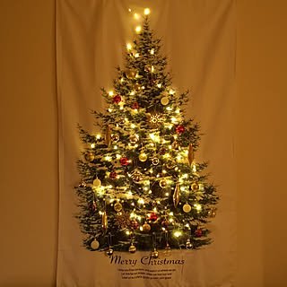 クリスマスツリータペストリーのインテリア実例 Roomclip ルームクリップ