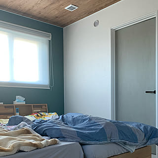 寝室 木目の天井のインテリア実例 Roomclip ルームクリップ
