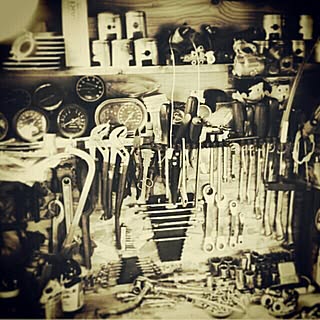 机/作業台/ワークベンチ/Motorcycle/shed...などのインテリア実例 - 2017-06-27 08:42:28