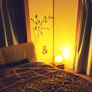 女性の、Other、家族住まいの「ベッド周り」についてのインテリア実例