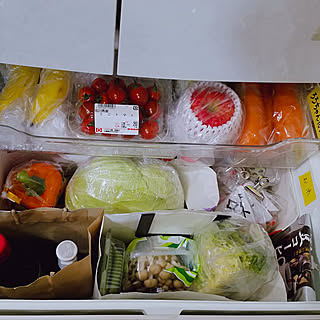 キッチン/お米の保存/冷蔵庫/野菜室/野菜...などのインテリア実例 - 2019-07-27 22:03:58