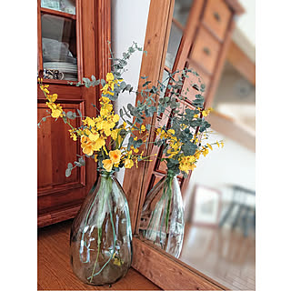 セール品/フェイクフラワー/ナチュラル雑貨/ナチュラルインテリア/パイン家具...などのインテリア実例 - 2020-02-24 20:11:33