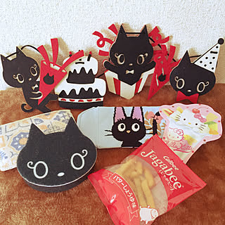机/可愛い♡/黒猫アイテムฅ^•ω•^ฅニャ♡/宝物✨/makiさんありがとうございます♡...などのインテリア実例 - 2018-05-22 17:05:20