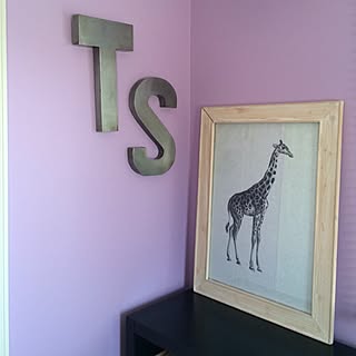 キッチンタオルを額に入れてみたのインテリア実例 Roomclip ルームクリップ